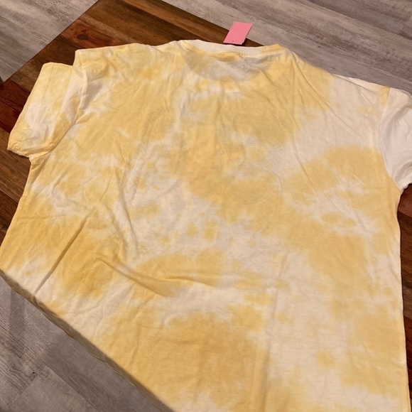 Bart Simpson Skateboard T-Shirt Tie-Dye Yellow The Simpsons new - Picture 3 of 3